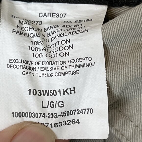 Wrangler Riggs Workwear Button Down Shirt Mens Large Button Up Pocket Tan Sand - Picture 8 of 8